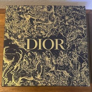 Dior Gold Foil Dark Blue Perfume Box